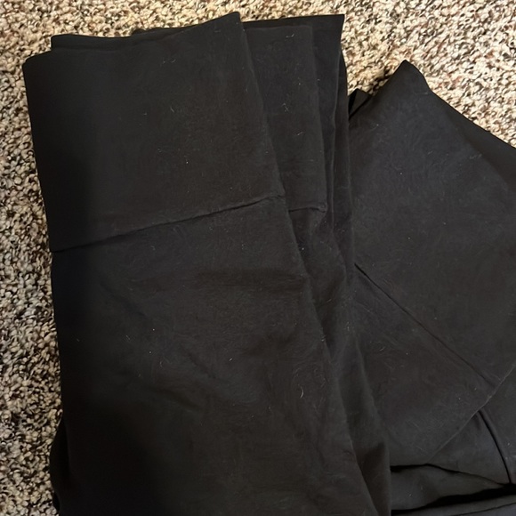 Leggings cotton wide band size S Forever 21 Black cotton Brand new or worn once. - Picture 3 of 4